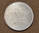 New York City Ny  Stork Club Rain Check Trade Token 32mm