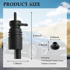 Windshield Washer Pump Replacement Oem 67128362154 67128377612 With Grommet wind