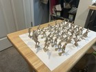 Vintage Marx Battleground Light  Tan Japanese Soldiers-set Of 39 In 12 Poses