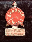 Vintage Tobacco Tag Granger Twist Includes Free Shipping 