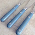 Vintage Washington Forge Mardi Gras 3 Knives Williamsburg Blue