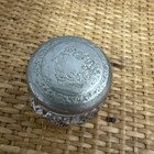 Cut Glass Crystal Dresser Vanity Powder Jar Sterling Lid Filigree 1 5    X 1 25   