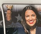 Aoc Alexandria Ocasio Cortez Psa 10 2020 Leaf Political Rc Card True   1   4 