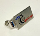 Bf Goodrich Smileage Business Card Vintage Tie Bar Clip - Silver