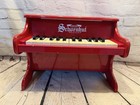 Vintage Schoenhut Childs Piano Red 25 Keys Toy Wooden Works