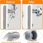 Concave Wall Door Stopper Door Bumper Stainless Steel Wall Protector Door Stops