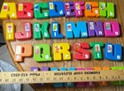 Vintage 1990s Tyco Sesame Street Textured Alphabet Letters A-z   Numbers 1-10