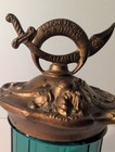 Antique Masonic Shriners Fraternal Atlanta 1914 Yaarab Temple Tobacco Jar