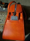 Vtg 1970s Orange Samsonite Silhouette Travel Carry On Luggage Tote Bag 14 