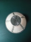 Vtg Art Deco Clear Glass Ribbed Lamp Light Shade