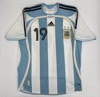Messi  19 Argentina 2006 2007 Home Original Adidas Soccer Jersey  youth L 