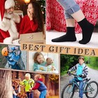 Kids Merino Wool Socks Boys Girls Hiking Boot Winter Thermal Warm Cozy Soft Todd