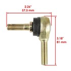 2 Pairs Inner Outer Tie Rod End Kit For Polaris Predator 500 2003 2004 2005 2006