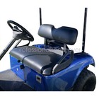 For E-z-go Txt Golf Cart Front Seat Cover Leather Black
