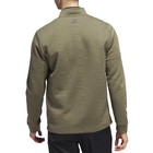 Adidas Golf Men s Dwr 3-stripe Textured Quarter-zip Pullover  Brand New