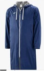 Speedo Team Swim Parka Jacket Fleece Lined Sm Coat Hooded Blue Unisex 