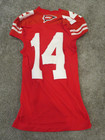 Miami Redhawks Game Used Worn Adidas Football Jersey Medium Mac Great Usage 