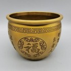 6  Chinese Antique Fine Carving Brass Pot