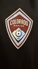 Colorado Rapids Logo Adidas 1 4 Zip Pullover Jacket Adult Medium Aeroready Black
