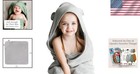 100  Organic Baby Hooded Towel   Soft  Durable   Safe For All Ages