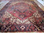 8x10 3 Antique Fine Heriz Rug Vintage Caucasian Serapi Ushak