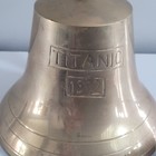 Vintage 1912 Titanic Brass Ship Bell Nautical Marine Decor Hanging Door Bell 6 5