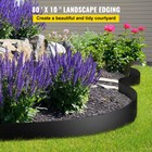 Landscape Edging Terrace Board 80 Ft X 10 Inch Lawn Garden Border No Dig