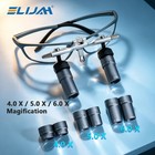Dental Ergo Loupe4x 5x 6x Magnification350-450mm Working Distance 48  