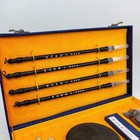 Chinese Calligraphy Or Sumi-e Set In Case