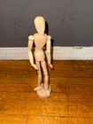 Miniature Fully Jointed Articulated Wood Mannequin Tan Pose Modeling Posing R7