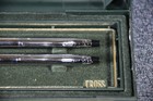 Cross Chrome Ballpoint Pen   Mechanical Pencil Set 35015 Chr Vintage