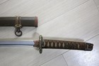 Japanese Military Sword Koshirae Short Steel Scabbard W  Imitation Blade  Q15