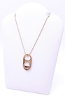 Leslie Boules 18k Gold Plated Soda Cap Pendant Necklace For Women Trendy Jewe   
