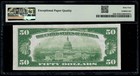 1929  50 Federal Reserve Bank Note Kansas City   Mo Fr  1880-j Pmg 64 Epq
