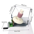 Yarn Ball Winder Jumbo Nylon Fiber wool string Ball Winder Hand Operated Top New