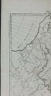 Russia 1787 Siberia Kamchatka Original Antique Engraving Map Bonne