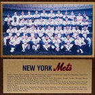 1986 Mets Wood Wall Plaque World Series Championship Baseball Vintage