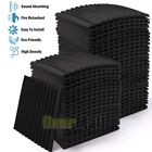 96 Pack Acoustic Wall Panels Record Studio Sound Noise Proofing Insulation Foam