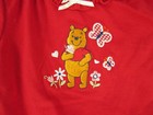 Vintage Y2k Pooh Bear Outfit Baby Girl 3 6 M Embroidered Red Gingham Butterfly