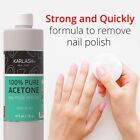 Karlash Professional 100  Pure Acetone Polish Nail Remover 16 Oz  pack Of 2 