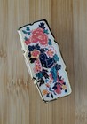 Vtg Lipstick Hidden Mirror Holder Japan Chinoiserie Floral Gold Tone Case 2 5 