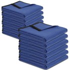 48 Pack Moving Blankets Set 80  X 72  Packing Pads Shipping Furniture Blue