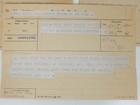 Lot Of 5 Vintage Western Union Telegrams Ca  1952