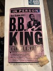 B b  King North American Tour 2003 Original Concert Poster   Ticket Stub Blues
