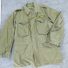 Vintage Us Army Field Jacket Mens Small Og-107 M-1951 Cotton Korean War 1950s