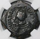 611 Ngc Heraclius Byzantine Empire Follis Nikomedia Mint  24063007c 