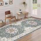 Vintage Hallway Runner Rug 3x12  Large Soft Washable Entryway For Kitchen 