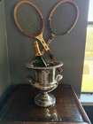 Vintage Regency Silver Plated Trophy Cup Urn Bar Champagne Chiller Ice Bucket