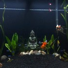 Aquarium Buddha Statue Decorations - Aquarium Decor Ornament Fish Tank Buddha   