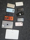 Htc Samsung Apple Microsoft Damaged Cell Phones   Tablets Mixed Lot For Parts